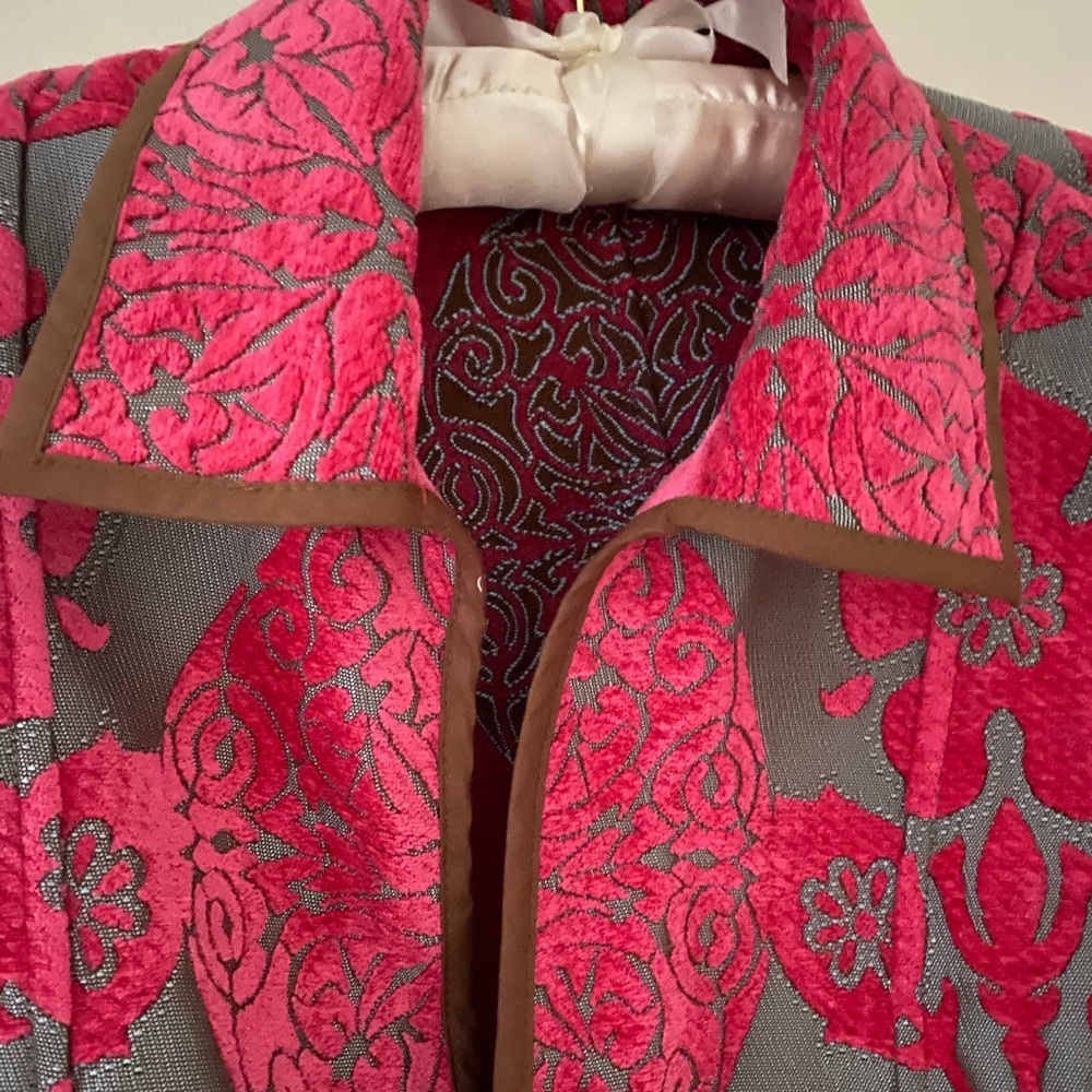 Khangura Tapestry Reversible Jacket Sz M - Picture 7 of 9